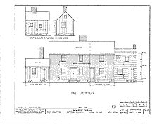 Dominy House, West, South, and East elevations