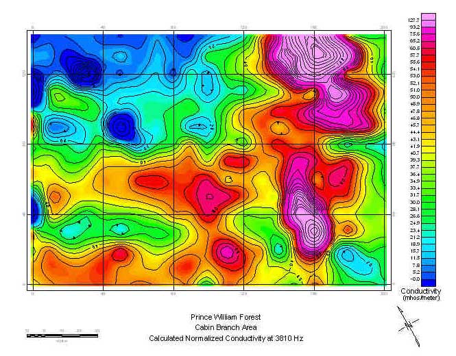  Conductivity map for 3,810 Hz (intermediate depth). 