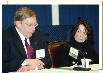 Lawrence Roffee, Executive Director, U.S. Architectural and Transportation Compliance Board (Access Board), and Mary Ann Wilson, Director, U.S. Department of Housing and Urban Development (HUD)