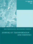 Journal of Transportation and Statistics - Volume 5, Number 1