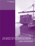 Journal of Transportation and Statistics - Volume 6, Number 1