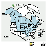 Distribution of Salix interior Rowlee. . Image Available. 