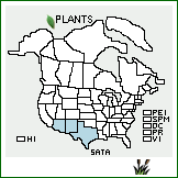 Distribution of Salix taxifolia Kunth. . 