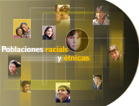 Colage de poblaciones raciales y étnicas