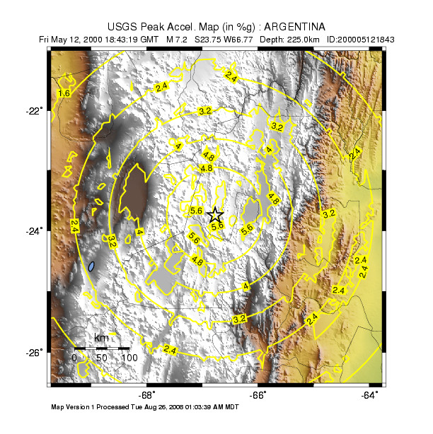 Peak Ground Acceleration Image