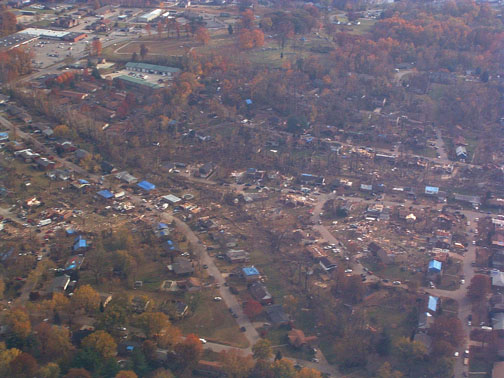 Newburgh area damage