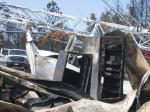 NOAA Weather Radio console burned