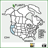 Distribution of Erysimum menziesii (Hook.) Wettst. ssp. concinnum (Eastw.) R.A. Price. . Image Available. 