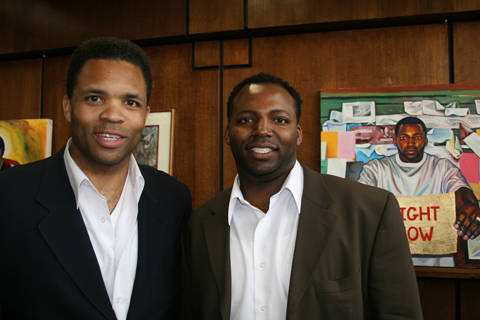 Congressman Jackson with Damon Lamar Reed
