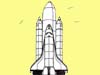 Color and Learn space shuttle