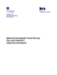 National Household Travel Survey Pre- and Post-9/11 Data Documentation