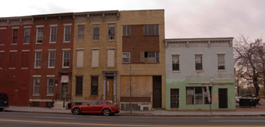 The Carter G. Woodson Home National Historic Site. The home is the fourth building from the right.