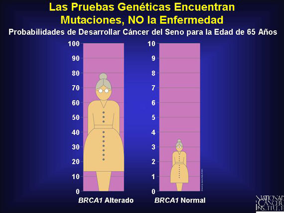 Las Pruebas Genéticas Encuentran Mutaciones, NO la Enfermedad