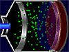Screenshot of the ion propulsion engine interactive