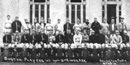 Team photo of 1913 Boston Red Sox team with inscription