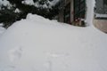 Image of snow piled high near Pagosa Springs, Colorado