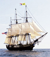 Friendship under sail, Salem Maritime National Historic District