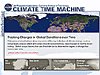 Screenshot of the Climate Time Machine