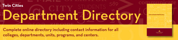 Department Directory.