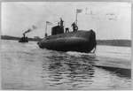 [Launch of the U.S. Navy submarine Snapper, Fore River Works, June 6, 1909]