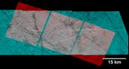 Rugged Terrain on Europa in 3-D Stereo