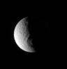 Odysseus impact basin lies between night and day on Tethys