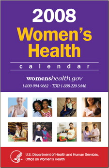 Picture of 2008 Women's Health Calendar Cover