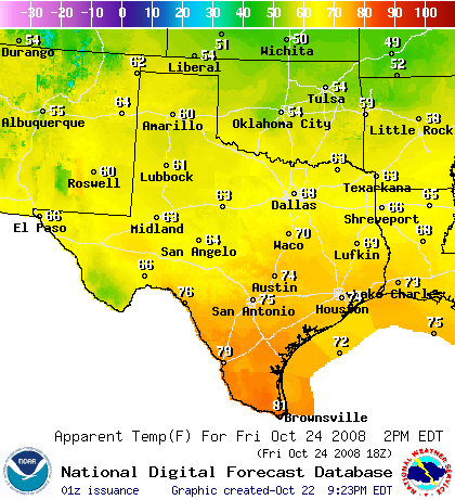 National Digital Forecast Database Image