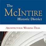 Detail of the cover for The McIntire Historic District Architectural Walking Tour