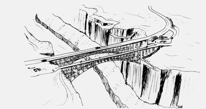 the Navajo Bridges