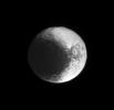 The Cassini spacecraft continues to image terrain on Iapetus that is progressively eastward of the terrain it has previously seen illuminated by sunlight