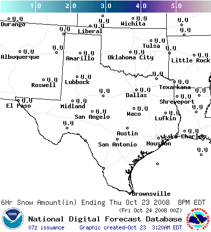 National Digital Forecast Database Image