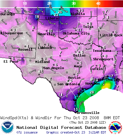 National Digital Forecast Database Image