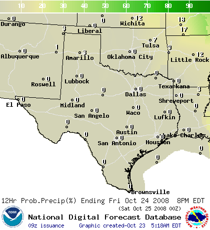 National Digital Forecast Database Image