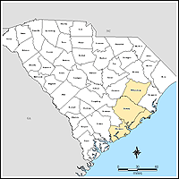 Map of Declared Counties for Disaster 1547