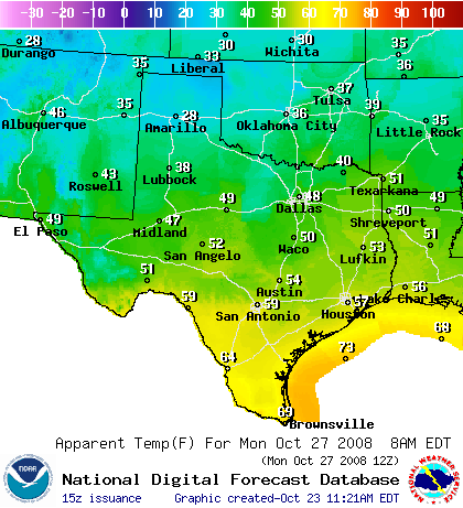 National Digital Forecast Database Image