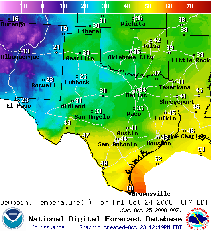 National Digital Forecast Database Image