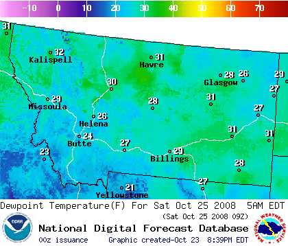 National Digital Forecast Database Image