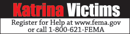 Katrina Victims - Register for Help at www.fema.gov