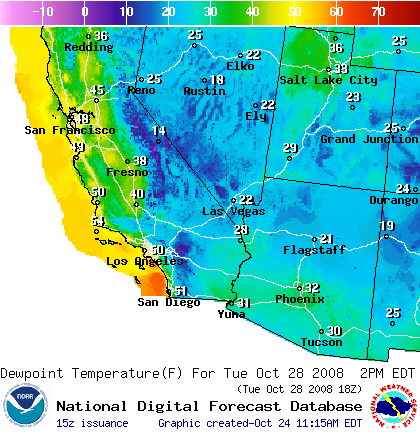 National Digital Forecast Database Image