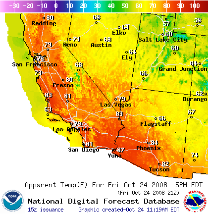 National Digital Forecast Database Image