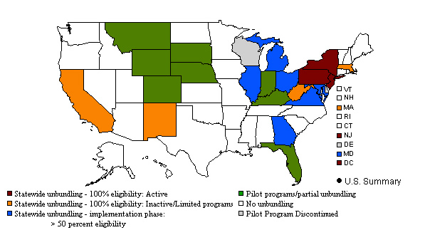 Status of Natural Gas Residential Choice Programs by State. If you need assistance viewing this page, please call (202) 586-8800.