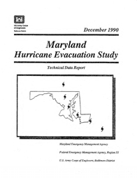 [graphic of cover of report-Maryland Hurricane Evacuation Study]