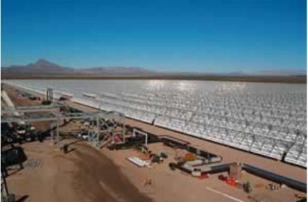 Figure 2.2: A photograph that shows the Nevada Solar One Solar Thermal Plant.