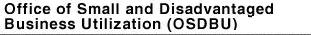 Office of Small and Disadvantaged Business Utilization (OSDBU)