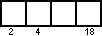 word scramble line 4 graphic:four boxes  - box #2, box #4, blank box, blank box,