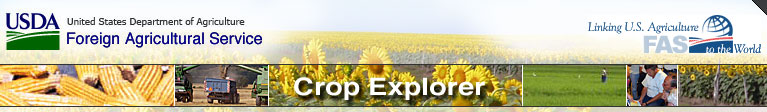 Random images that represent USDA-FAS-PECAD Crop Explorer interests.