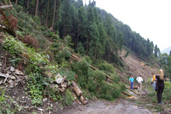 Landslide in Yinchanggou, Wenchuan 2008 [photo: M Lew]