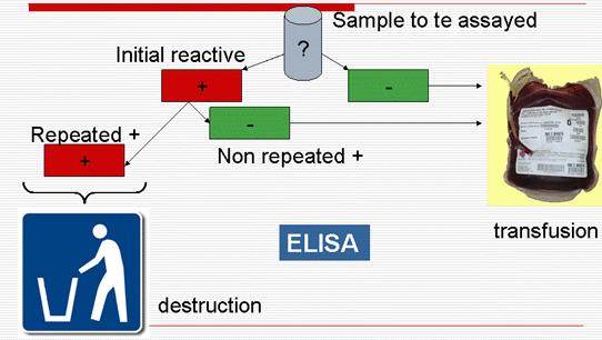 Malaria serology: Decision algorithm 
ELISA: qualifying test