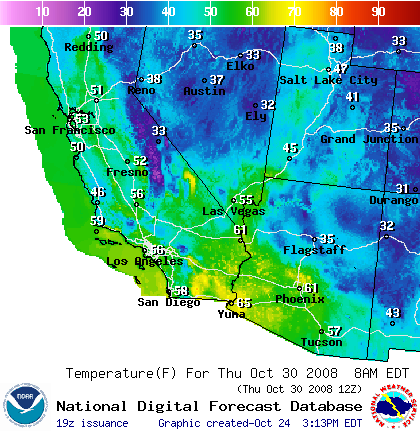 National Digital Forecast Database Image